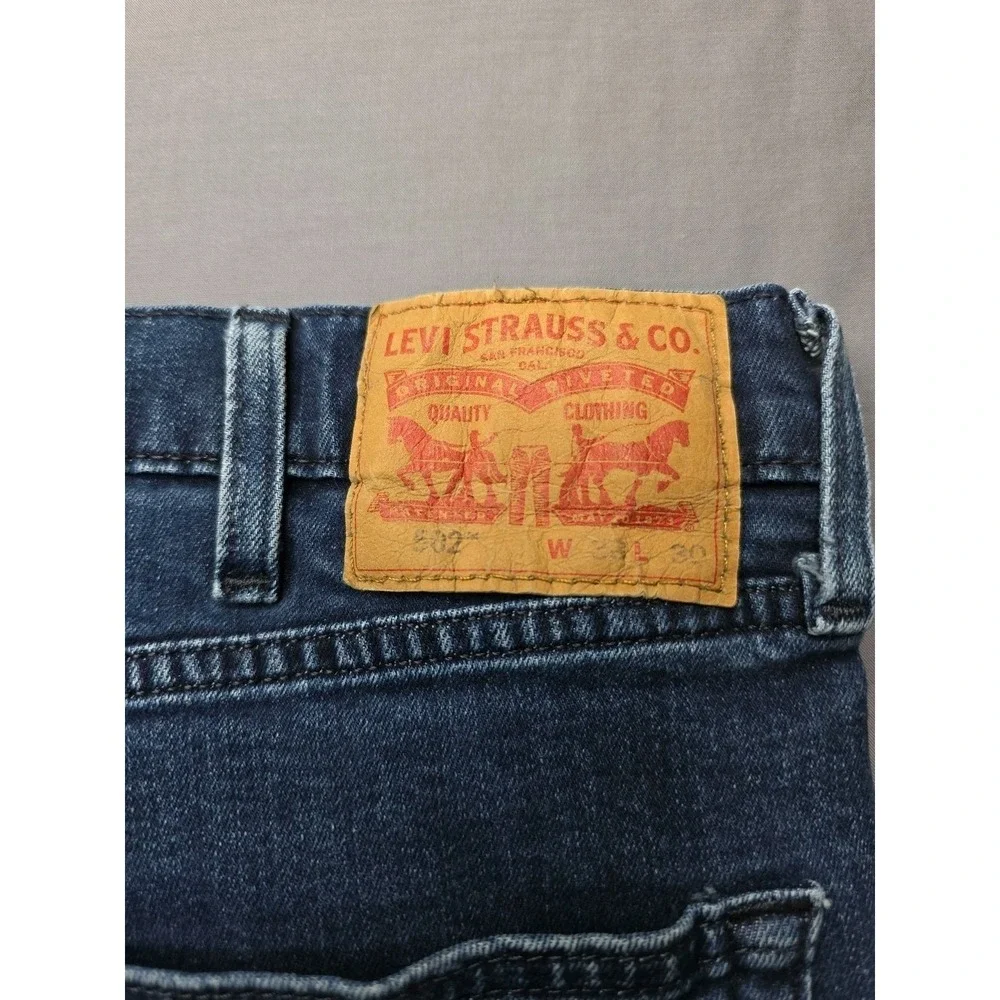 Levi's 502 Taper Jeans Men's W38 L30 Medium Wash Blue 29507-0510